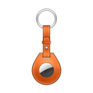 Apple AirTag Hermes брелок с кольцом для ключей (Orange)