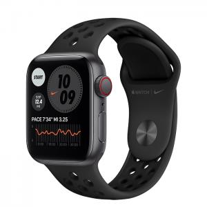 Apple Watch SE GPS + Cellular 40mm Space Gray Aluminum Case with Anthracite/Black Nike Sport Band