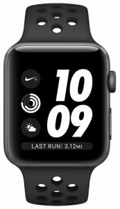 Apple Watch Series 3 38mm Space Gray Aluminum Case with Anthracite/Black Nike Sport Band