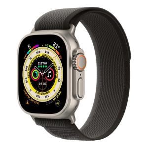 Apple Watch Ultra 49 мм Titanium Case, титановый/черно-серый Trail Loop