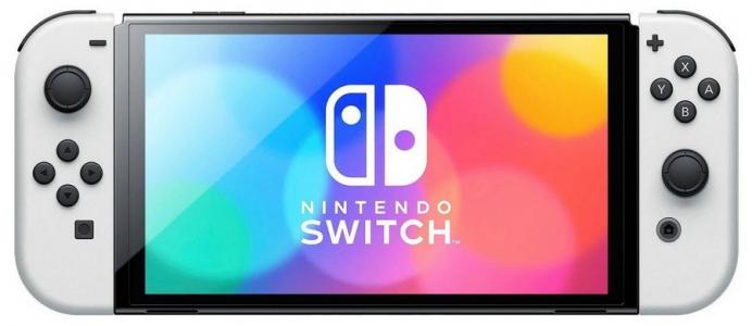 Nintendo Switch OLED 64 ГБ, белый